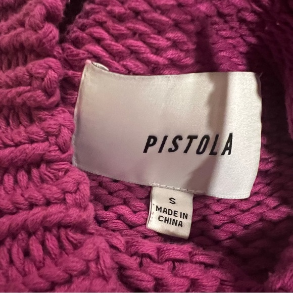 Gabbie 3/4 Puff Sleeve Sweater in Wild Orchid Small - Picture 11 of 11